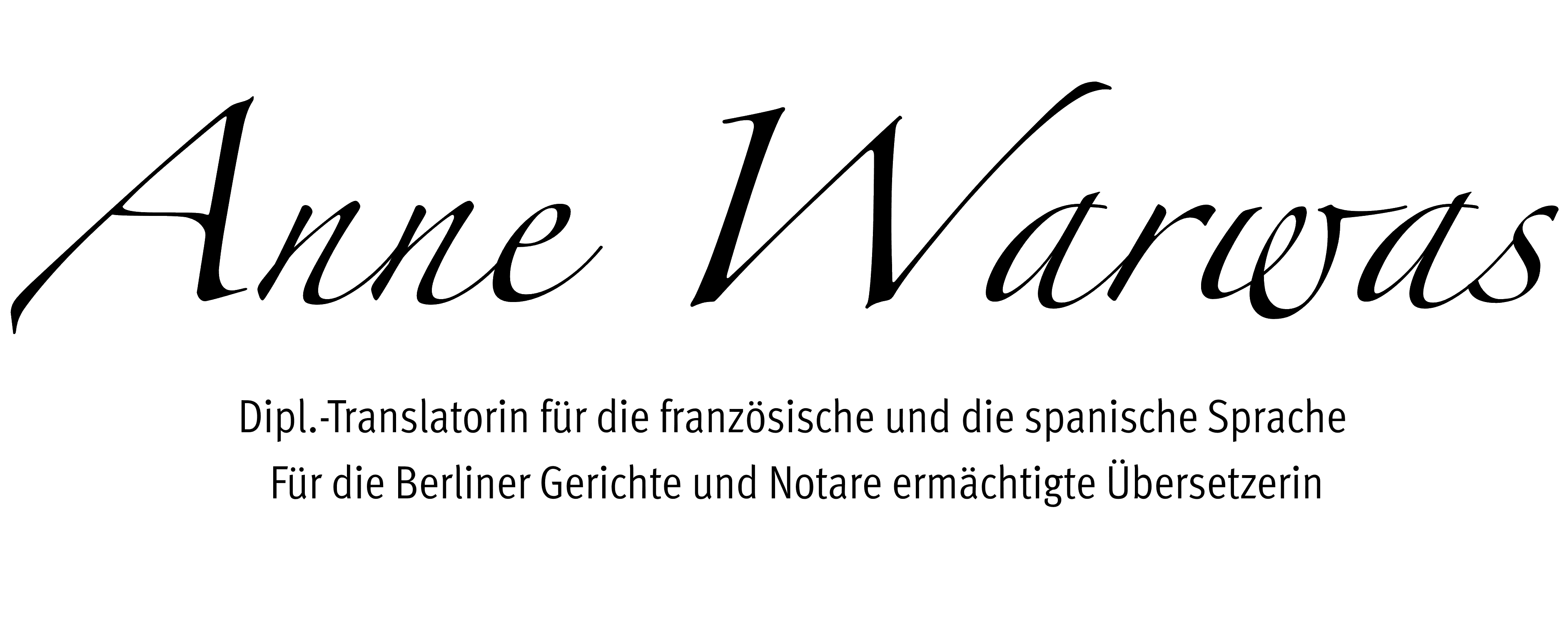 Übersetzerin Anne Warwas